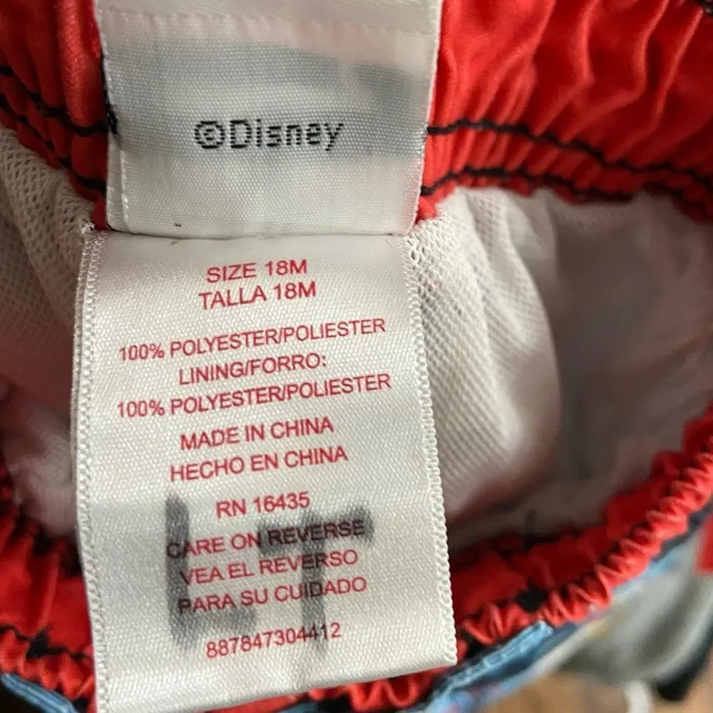 Disney 18M Mickey Mouse Swim Trunks
